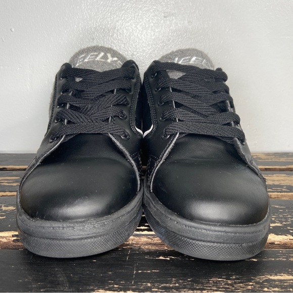 Heelys Wheeled Shoes Youth 5 Propel Skate Kids Sneakers Black White Gray Caps - Picture 2 of 16